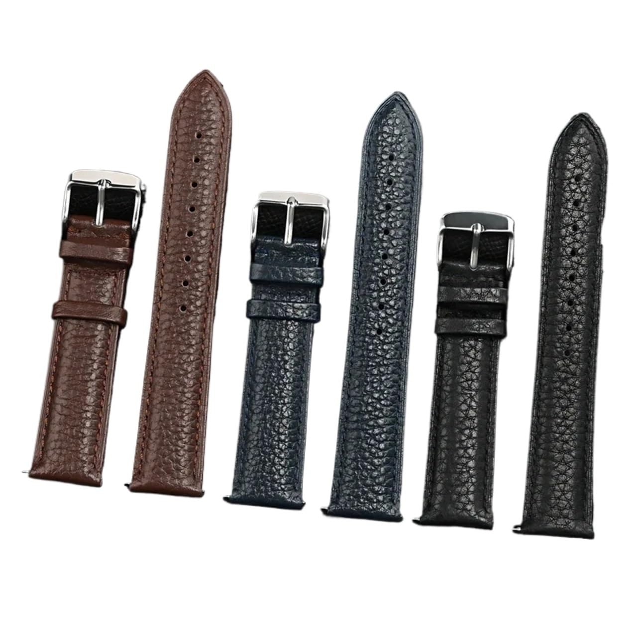 yingyingjia Cinturino da uomo d'affari in vera pelle rapida donna | 12 13 14 15 16 17 18 19 20 21 22 23 Bracciale con cinturino for orologio con rilascio da 24 mm
