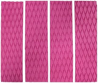 Courtieyeardceastea Alfombrilla antideslizante para tabla de surf, espuma EVA, 31 x 8 cm, color rosa