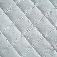 Vista 5 de Elif Protector de colchón tamaño King, impermeable, acolchado con correas elásticas para niños, suave y cómodo, transpirable, sin vinilo (King)