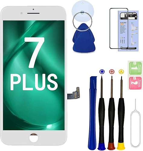 Miniatura 1 de SIMDOG Kit de repuesto de pantalla para iPhone 7 Plus, pantalla LCD táctil 3D de 5.5 pulgadas para iPhone 7 Plus, con kit de herramientas de