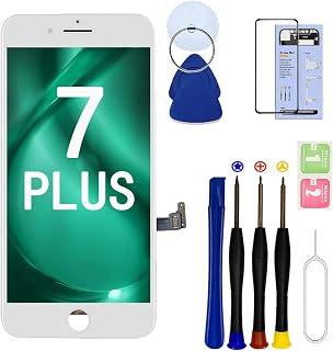 for iPhone 7 Plus Screen Replacement Kit,5.5 Inch 3D Touch LCD Digitizer Display for iPhone 7 Plus,with Repair Tools Kit (White)