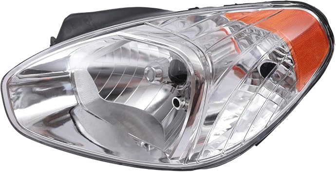 Headlamp Assembly FOR Hyundai Accent 2006 Front Left and Right Side Headlamp Halogen Headlight OEM 921011E010 Driver Side Left
