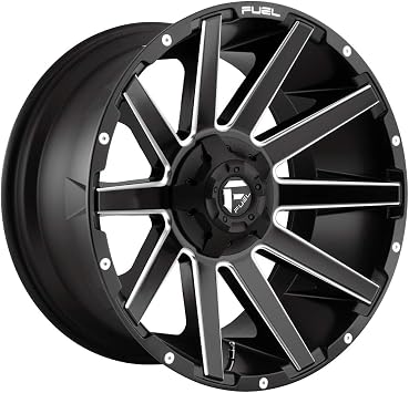 Fuel D616 Contra 20x10 6x135/6x139.7 6x5.5" -19mm Black/Milled Wheel Rim
