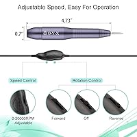 Vista 6 de Juego de taladro de uñas portátil