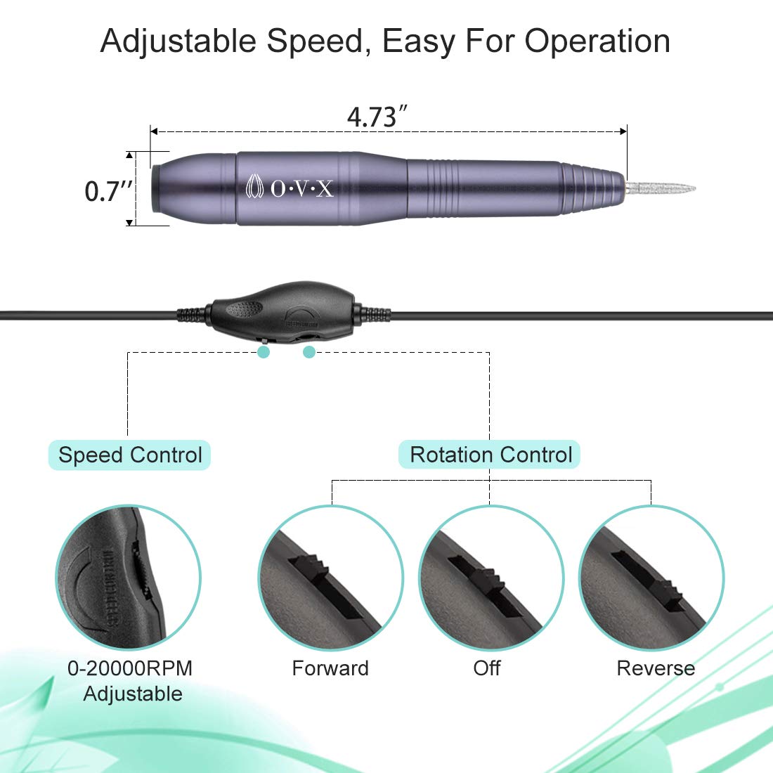 Portable Electric Nail Drill Professional Nail File