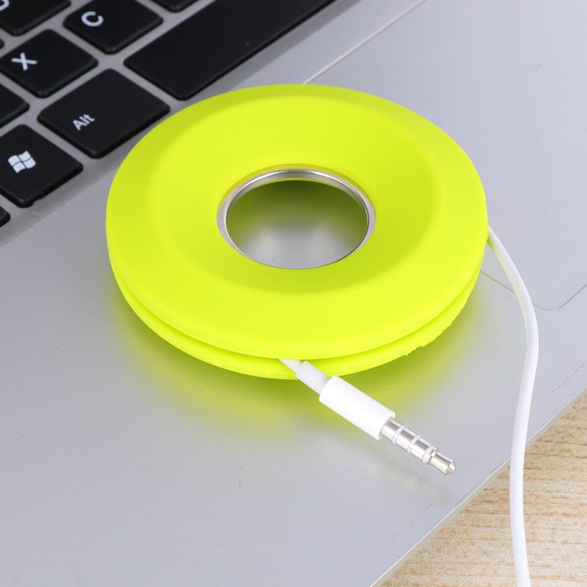 Donuts Shaped Silicone Earphone Cable Winders for Office and Work image 4