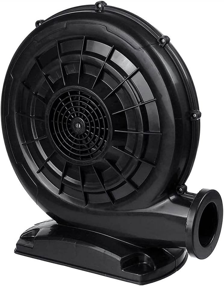 Black Inflatable Air Blower Pump Fan,for Bounce House Water Slide Air Sofa Air Mattress,Portable and Powerful Centrifugal Electric Air Pump Fan(550W)