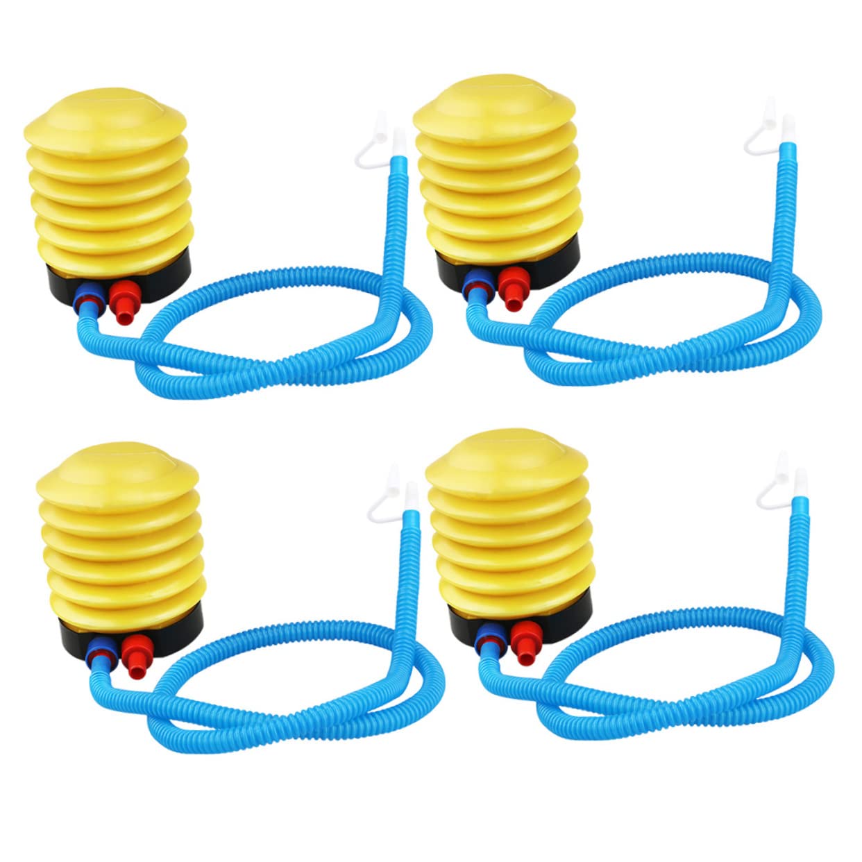 SUPVOX Pump Inflator Bellow Pump Pedal Inflator 4pcs Set Air Blower for Inflatables