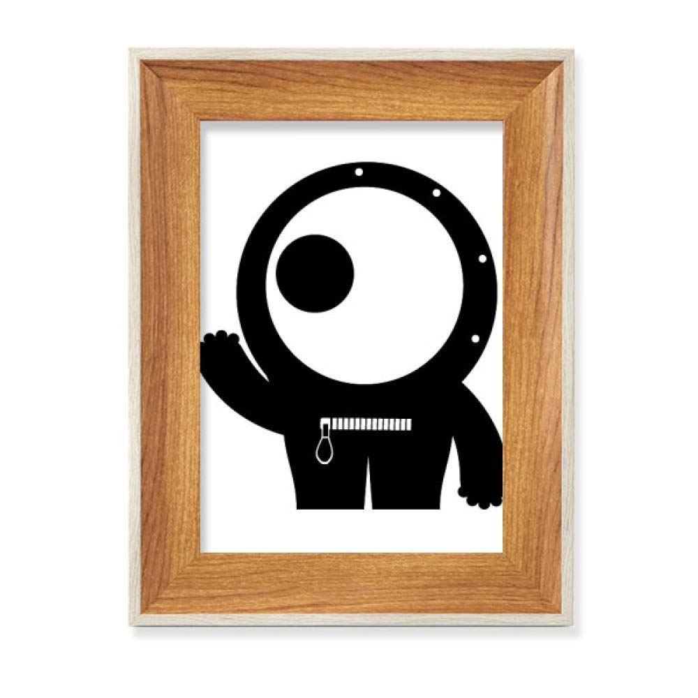 Cadre photo monstre cyclope en bois pour sublimer votre bureau