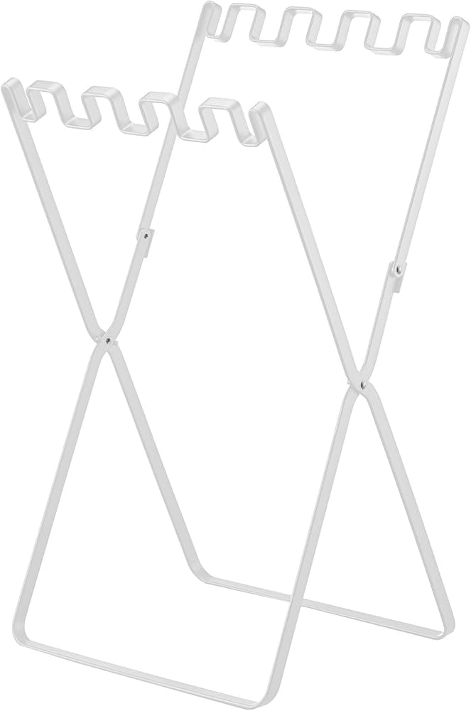 Amazon｜山崎実業 ゴミ袋&レジ袋スタンド ホワイト 約W33×D31×H60cm
