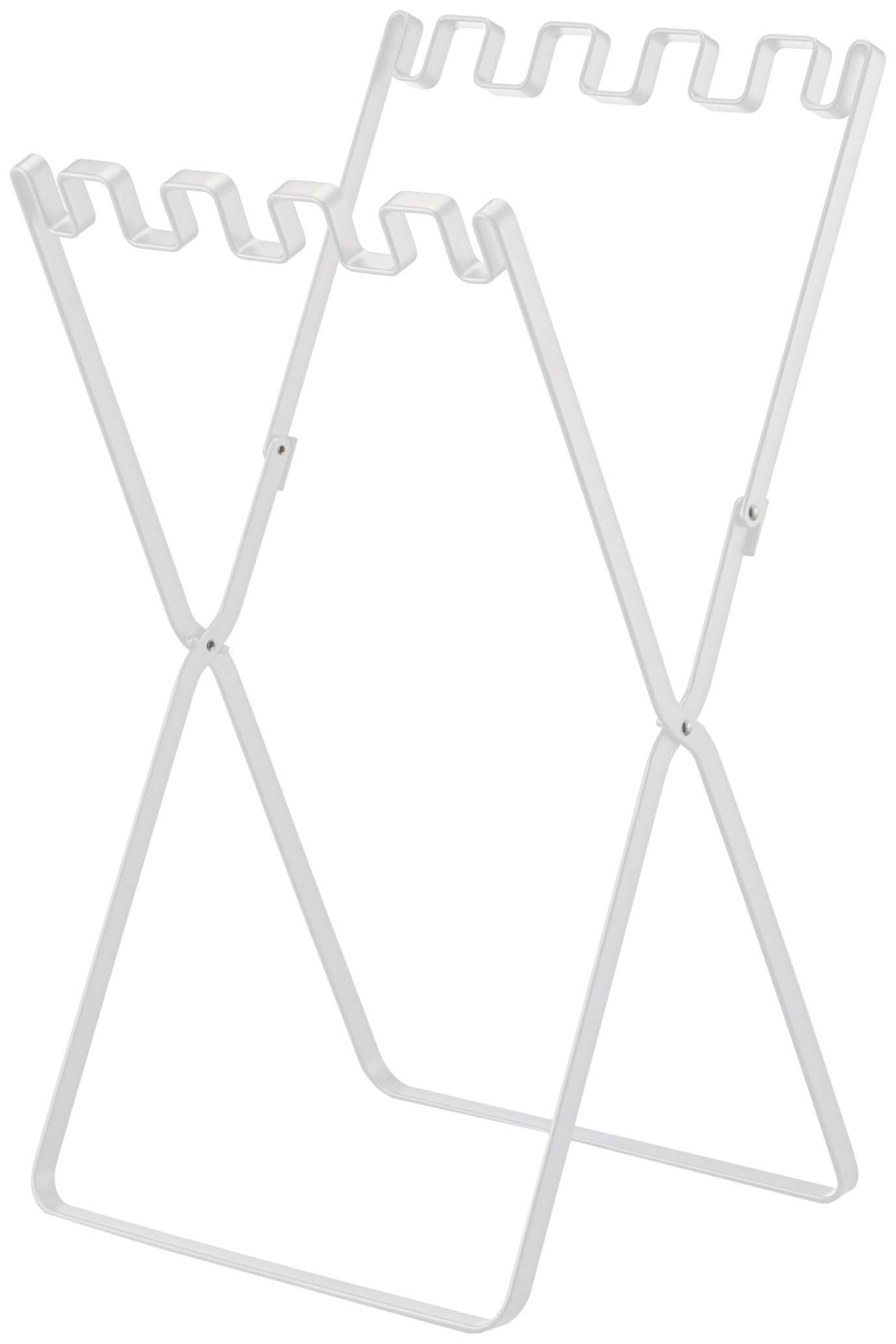 YAMAZAKI 7908 TOWER Garbage & Grocery Bag Holder, black, Steel, Minimalist, 33 x 31 x 60 cm