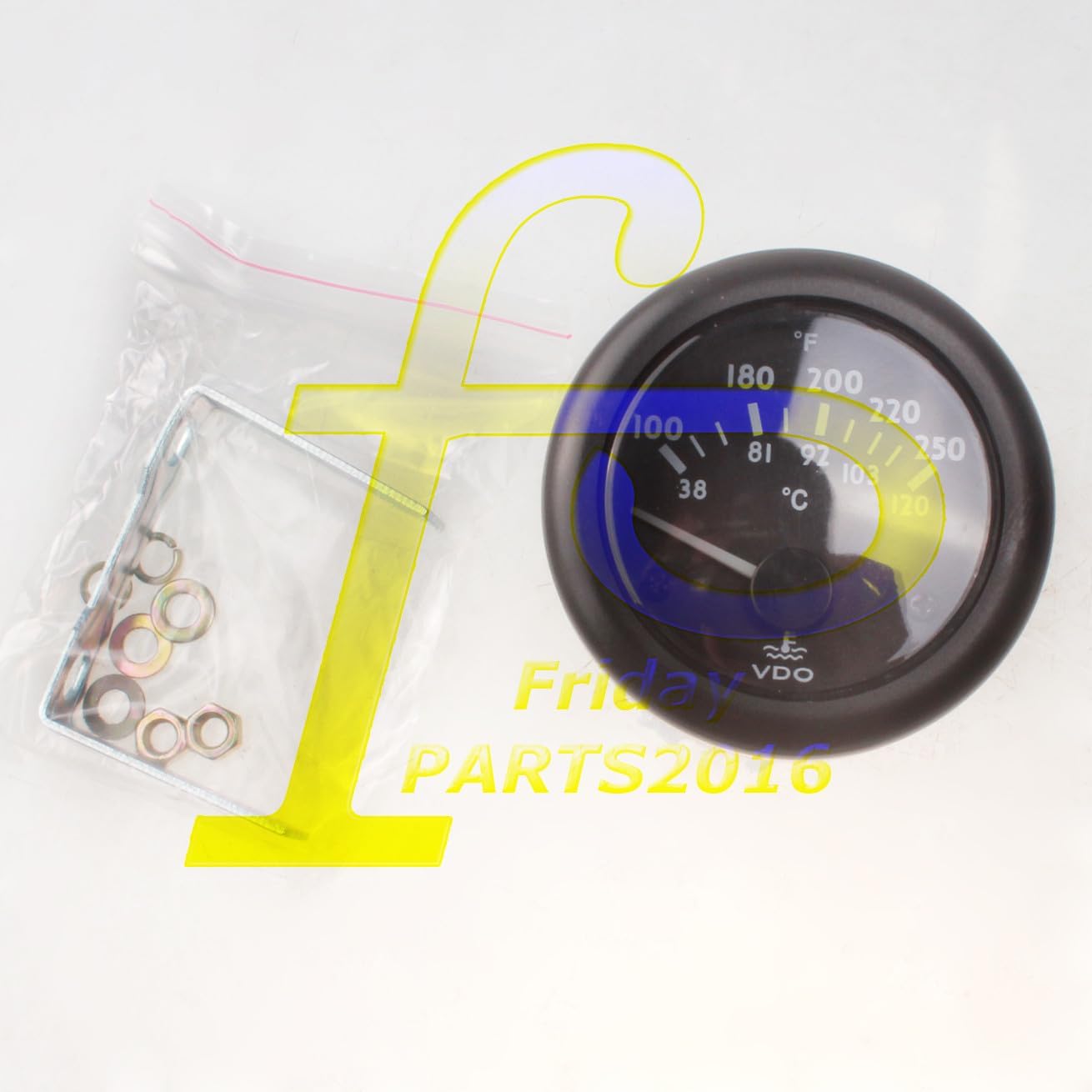 Replacement Parts Consumables for Engine New Water Temperature Gauge 12V 626-152 Model-SP3M-2988