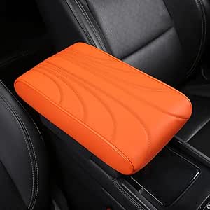 KBH Car Center Console Armrest Cover For 2020-2026 Ford Escape Accessories/2021-2026 Ford Bronco Sport, Leather Middle Console Lid Arm Rest Cushion Pad, Black - View #13