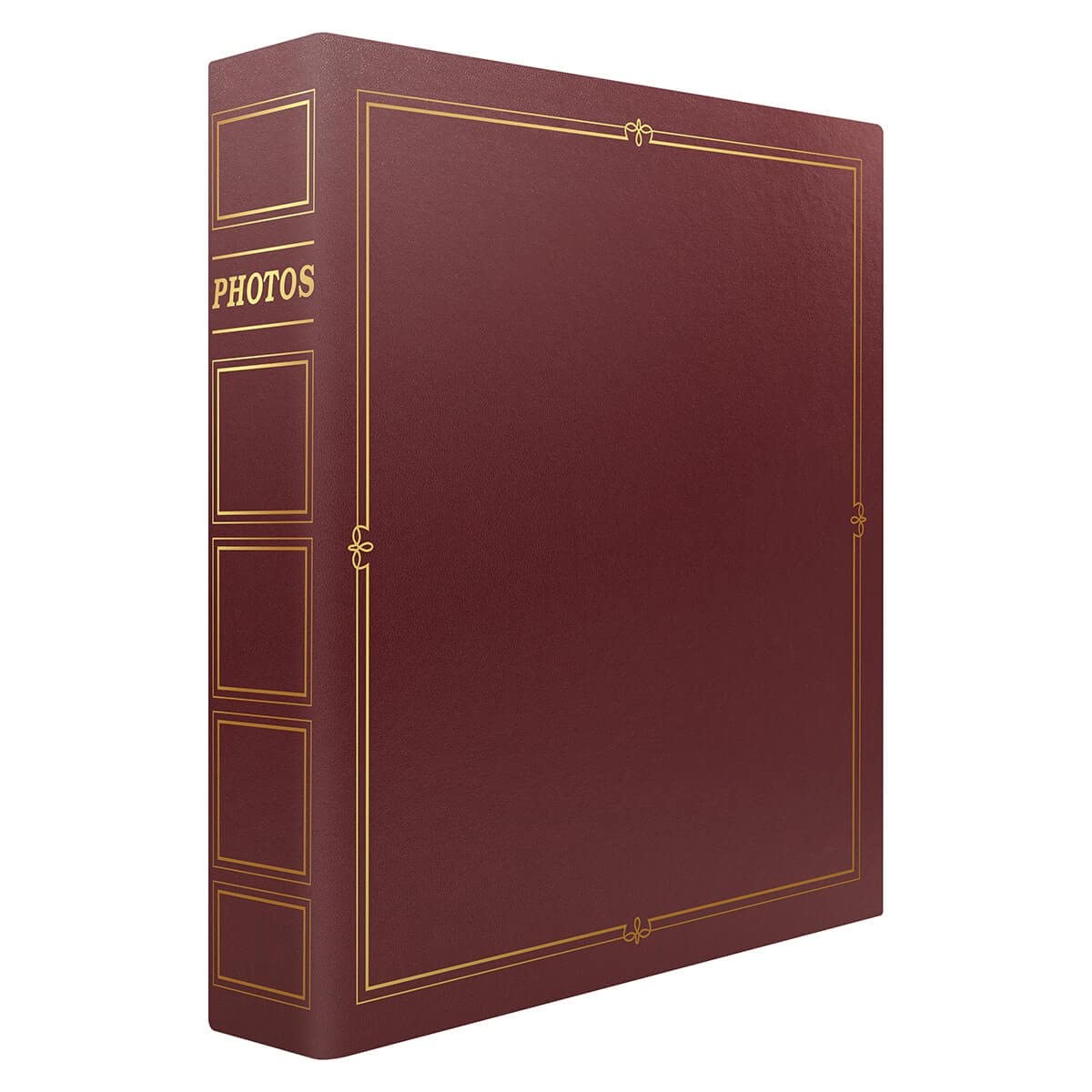 Ceanothe Album Photo 10x15 cm Pochette Rouge foncé Cordoue 200 Photos 11,​5x15 100 Pages Couverture en Simili Cuir Autocollantes - Élégant et Durable Idéal Mariage Famille et Voyage –Fabriqué en Franc