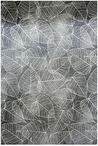Arlin – Wallpaper Paper Prestige – pfb-02 Contemporary Polished in Shades of Taupe with Leaves on Foil