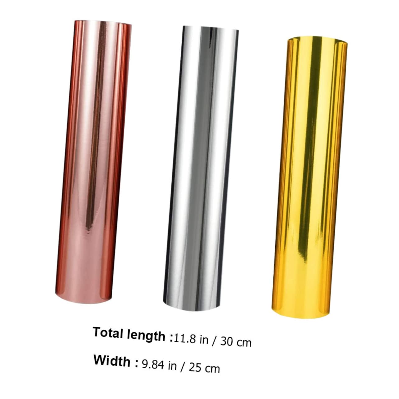 KALLORY 3Pcs Adhesive Vinyl Sheets for DIY Decoration Durable Material for Indoor Outdoor Craft Projects Compatible with Cutting Machines