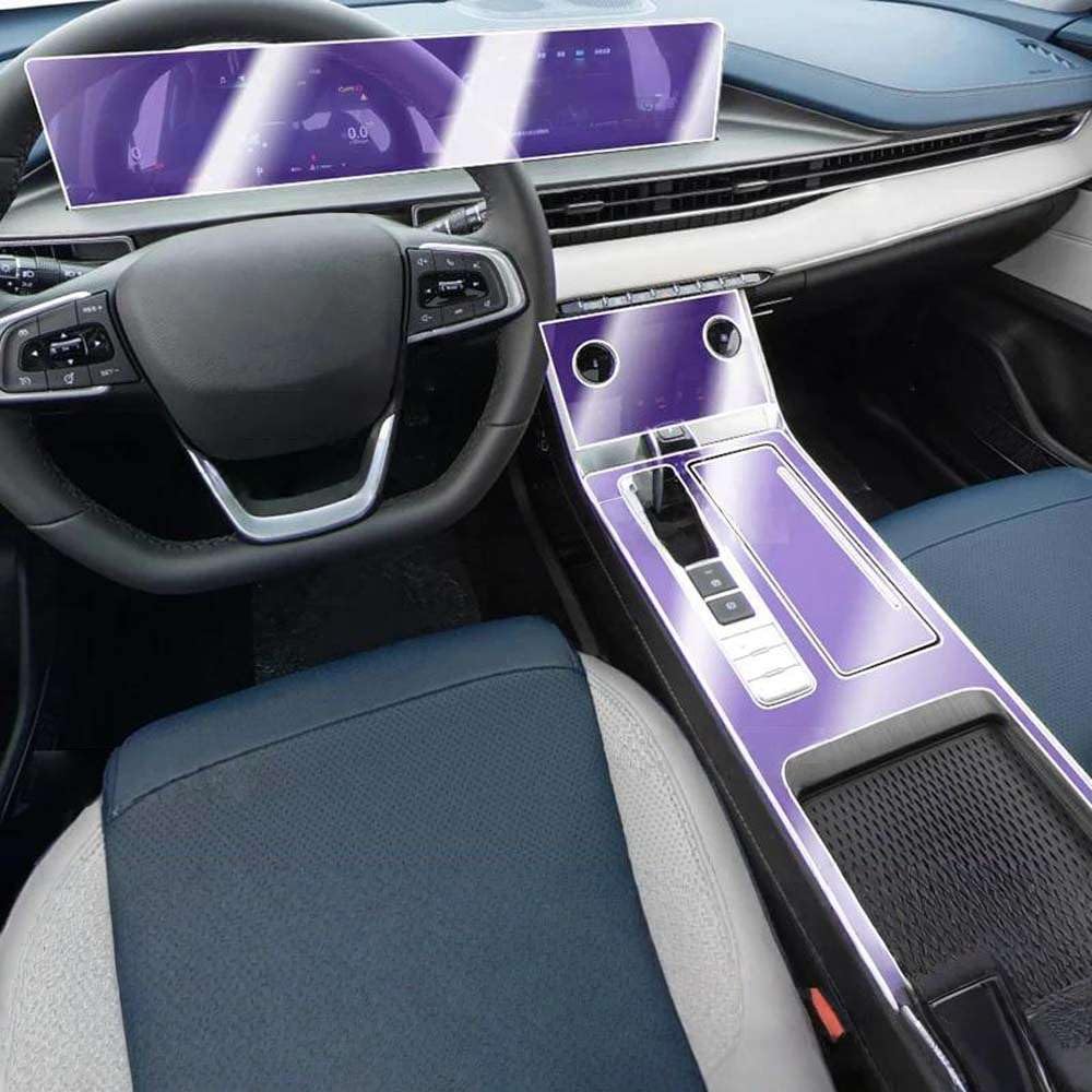 Pellicola Protettiva Trasparente per Pannelli Interni Auto, per Chery TIGGO 7 PRO Max 2024, Accessori AntiGraffio