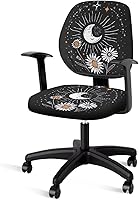 Vista 41 de Fundas para silla de oficina Galaxy - 2 fundas para sillas de escritorio, invitados y juegos, universal, elásticas