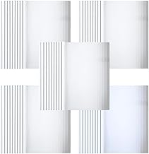 cocoriko Rail File, Slide File, A4, 50 Sheets, 20 Sheets, Large Capacity, Document Organizer, Clear File, Clear Folder (50, White)