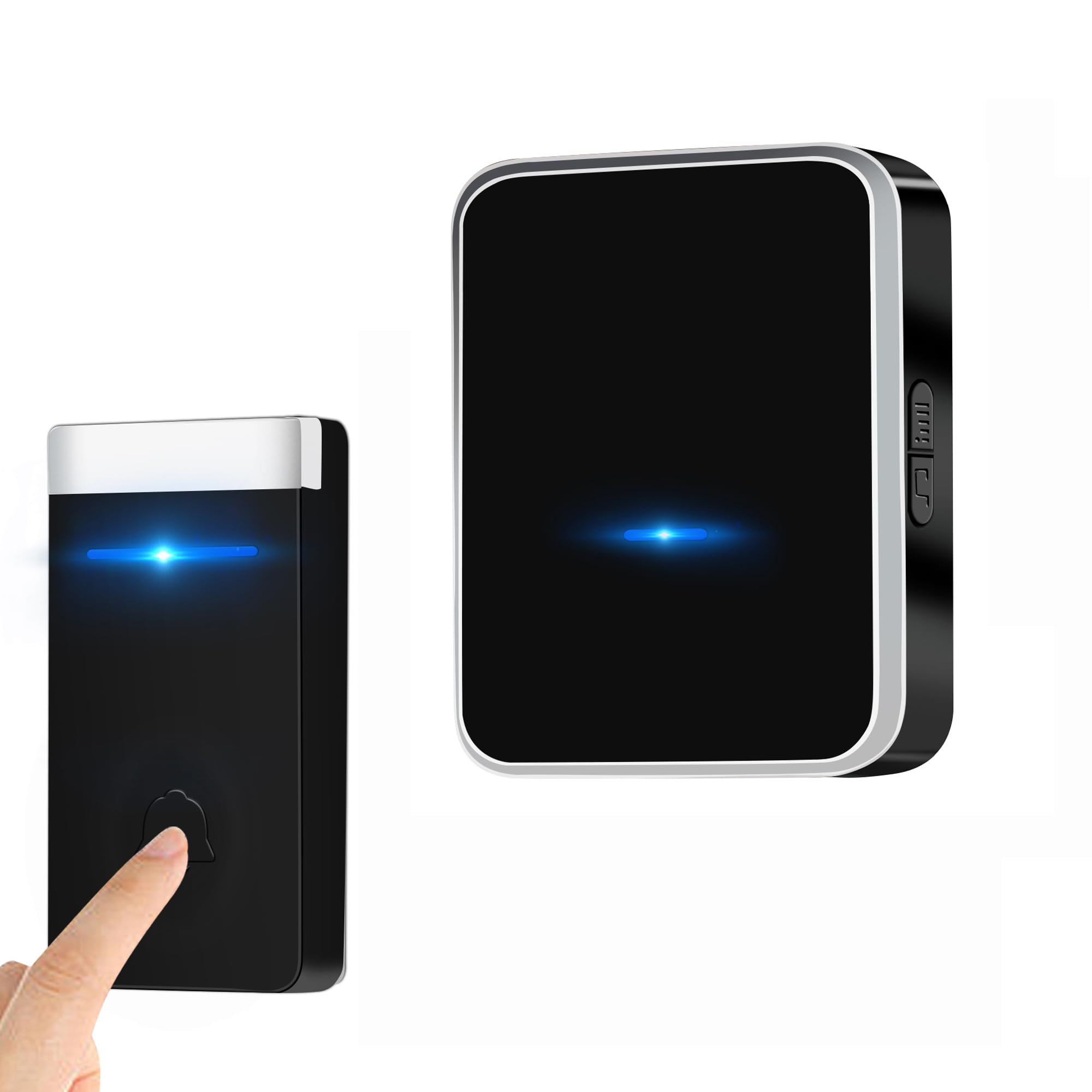Wireless Doorbell Waterproof, Self-Powered Door Bell Wireless Cordless