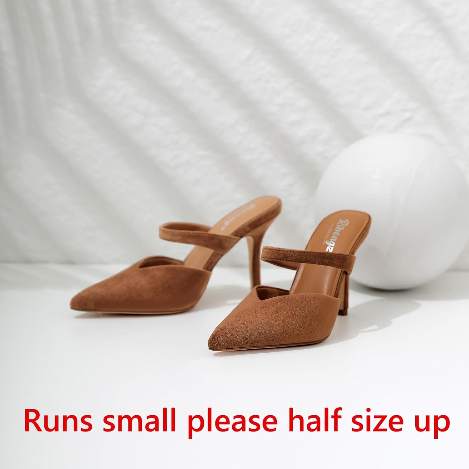 RINBONGZ Women's Pearl High Heels Pointed Closed Toe Wedding Shoes for Bride Stiletto Ankle Strap Satin Pumps Elegant Bridal Formal Party Evening Work Dress Shoes - Image 7