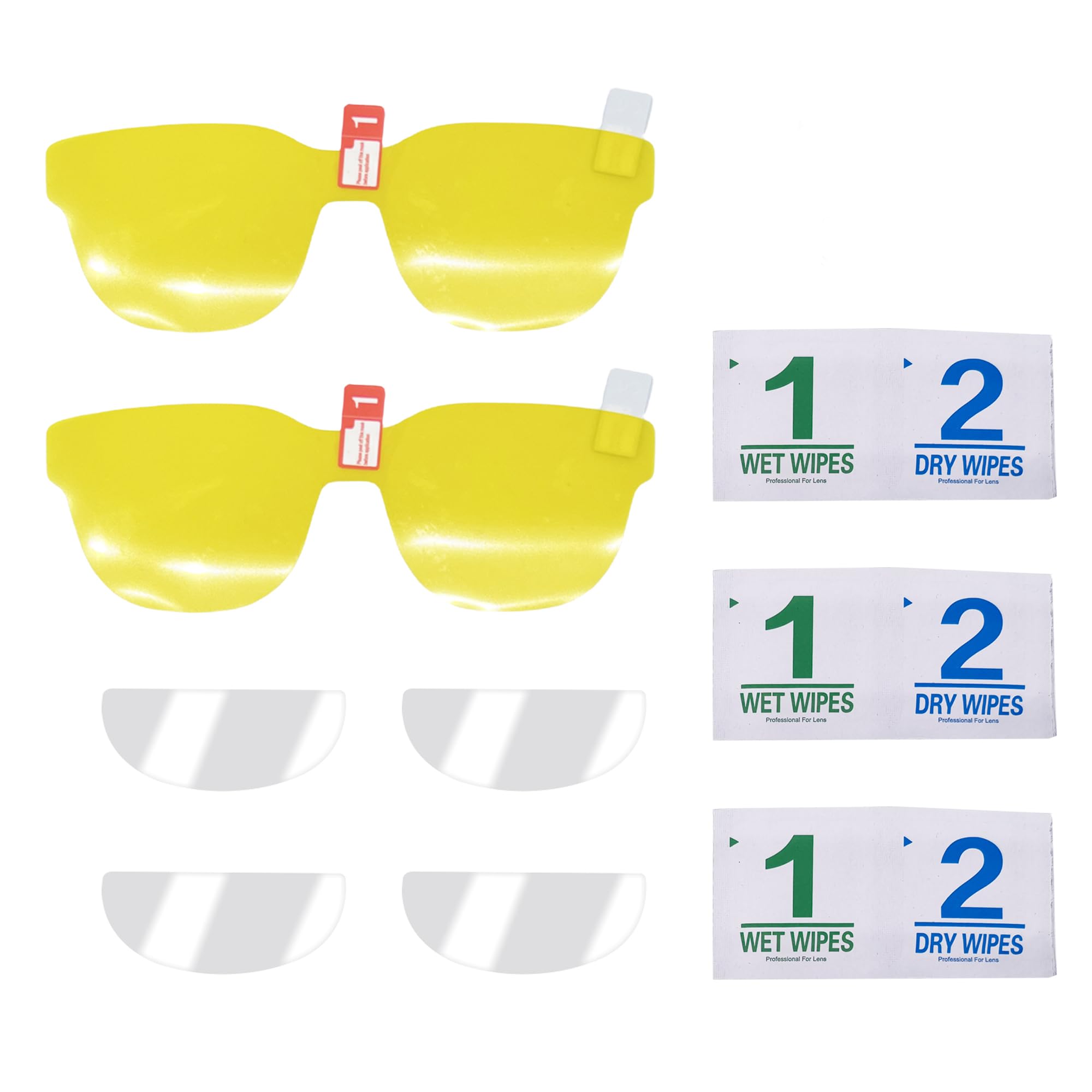 Applicable pour RayNeo Air2 / Air2s / Air3s / 3s Pro Ensemble De Film Protecteur Anti-Rayures Haute Définition Film De Lentille En PET Avant Accessoires De Lunettes Ar (pour RayNeo Air3s/3s pro)