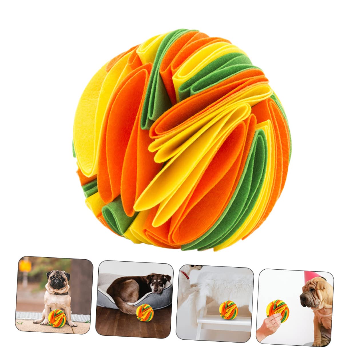 Angoily 3stücke Pet Dog Sniff Toy Bunter Kauspielzeug Für Hunde Interaktives Futterspielzeug Zahnpflege Und Stressabbau Für Kleine Mittlere Und Große Hunde
