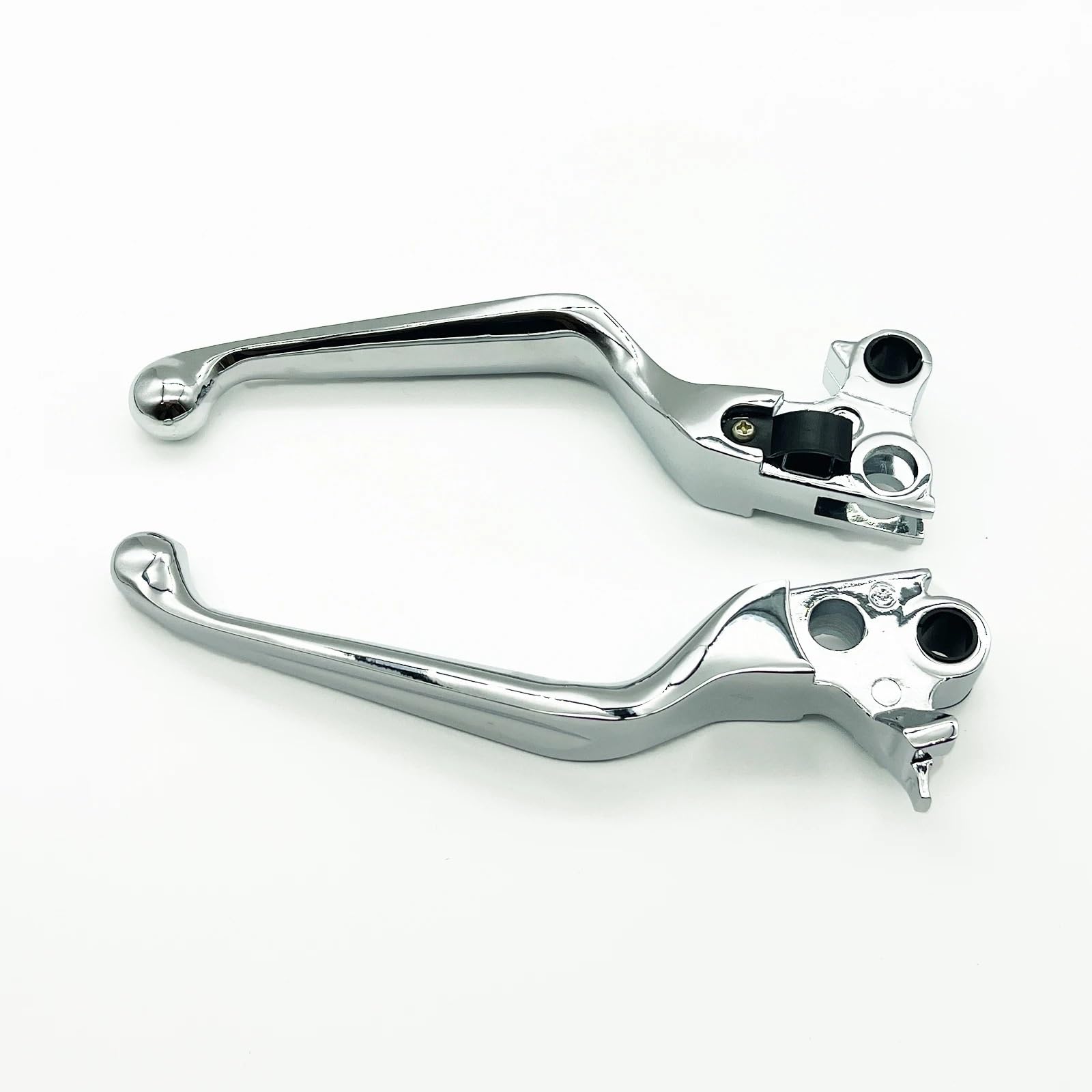 Zestaw linki sprzęgła motocykl Pasuje do Harley Touring Road King 1996-2007 Sportster 1996-2003 dźwignie ręczne sprzęgła hamulca motocyklowego(Silver)
