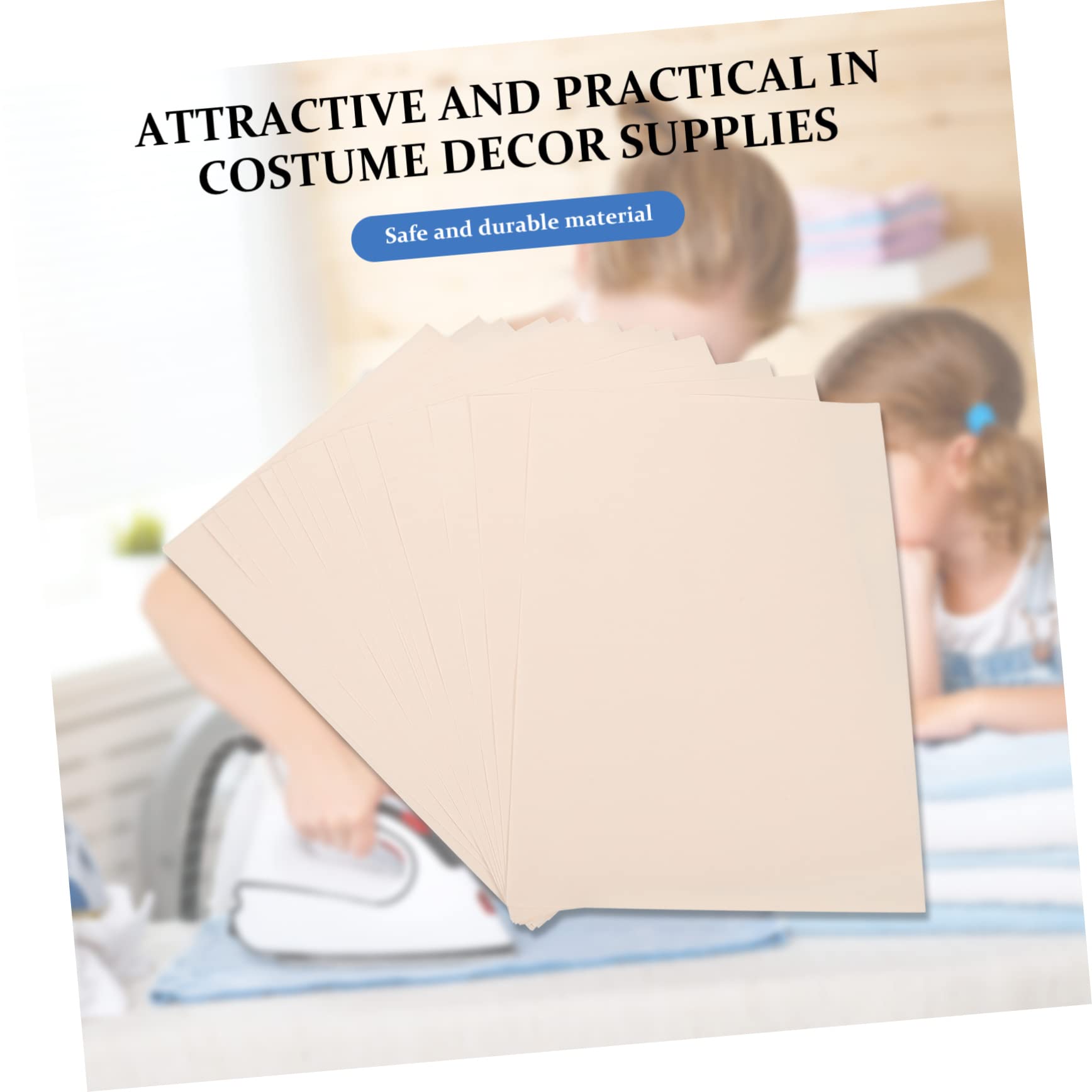 Carta da Trasferimento Termico Sublimazione Beige 100 Fogli | Piastre in Alluminio e Borse, Supporta Immagini e Testo, Formato DIY in Carta