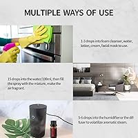 Vista 7 de GREENSLEEVES Juego de aceites esenciales de jazmín rosa, 2 aceites aromáticos puros a base de plantas para aromaterapia, aceites esenciales