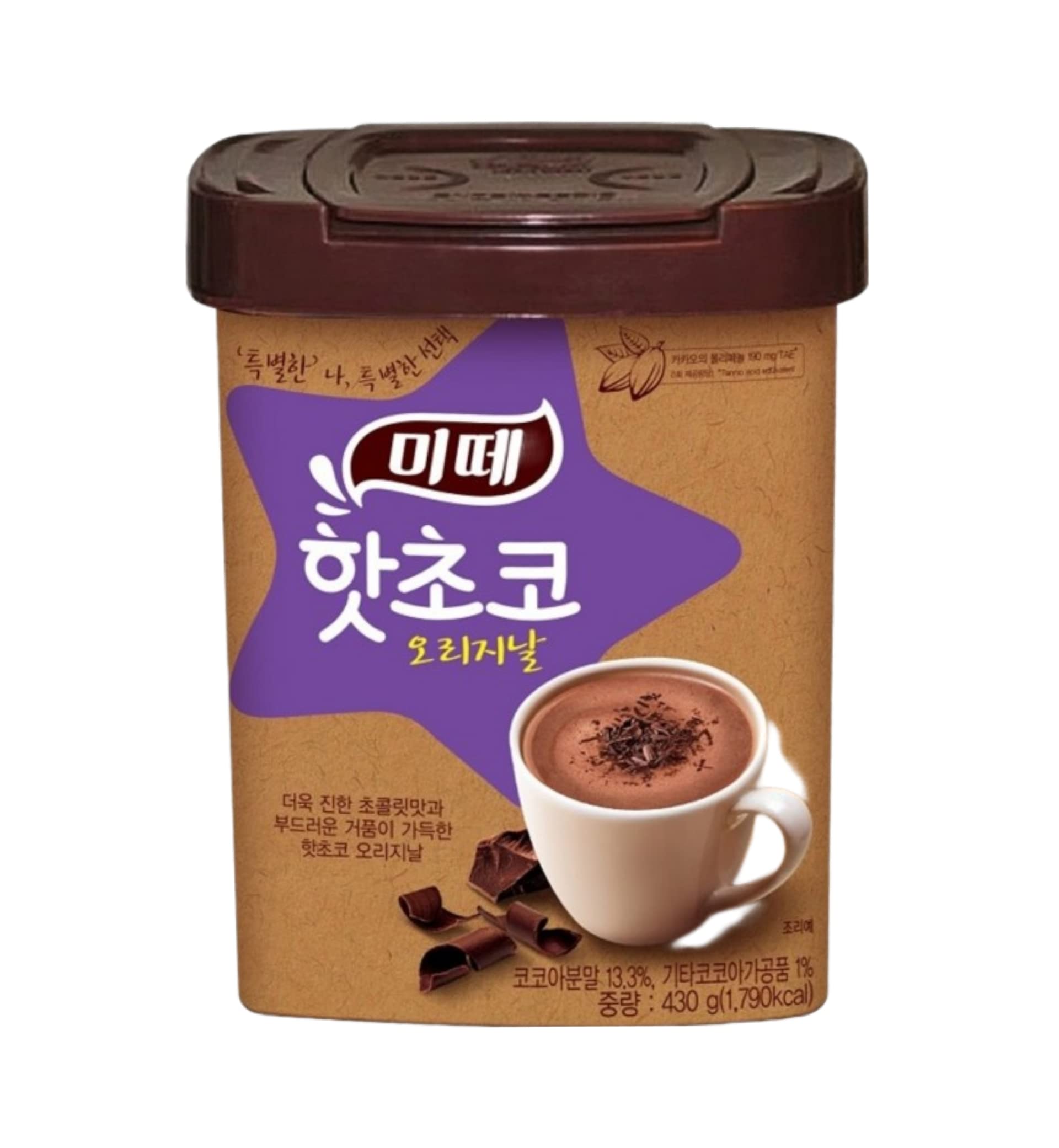 Amazon.co.jp: (ミッテ) ホットチョコ オリジナル缶 430G : 食品・飲料