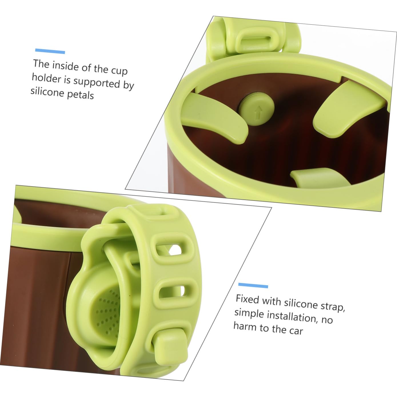 ifundom 2piezas Organizador De Botellas Para Carritos De Soporte Para Tazas y Botellas Accesorios Para Cochecitos Diseño y Estable Para Paseos y Bicicletas