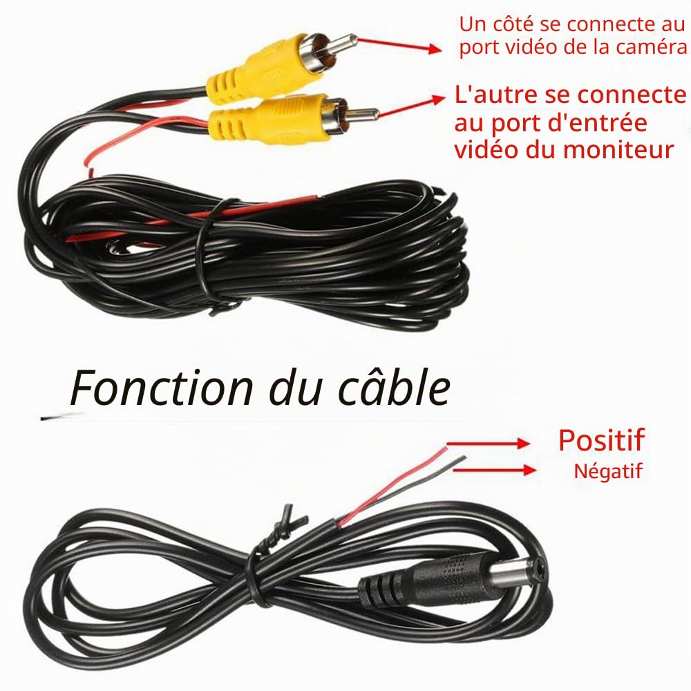 HD CCD Caméra de Recul Imperméable IP67 avec Large Vision Nocturne pour Mercedes C/E/CLS/CLK/SLK/SL Class W209 W203 W211 W219 E320 R171 S211 R230 C219 Hinter