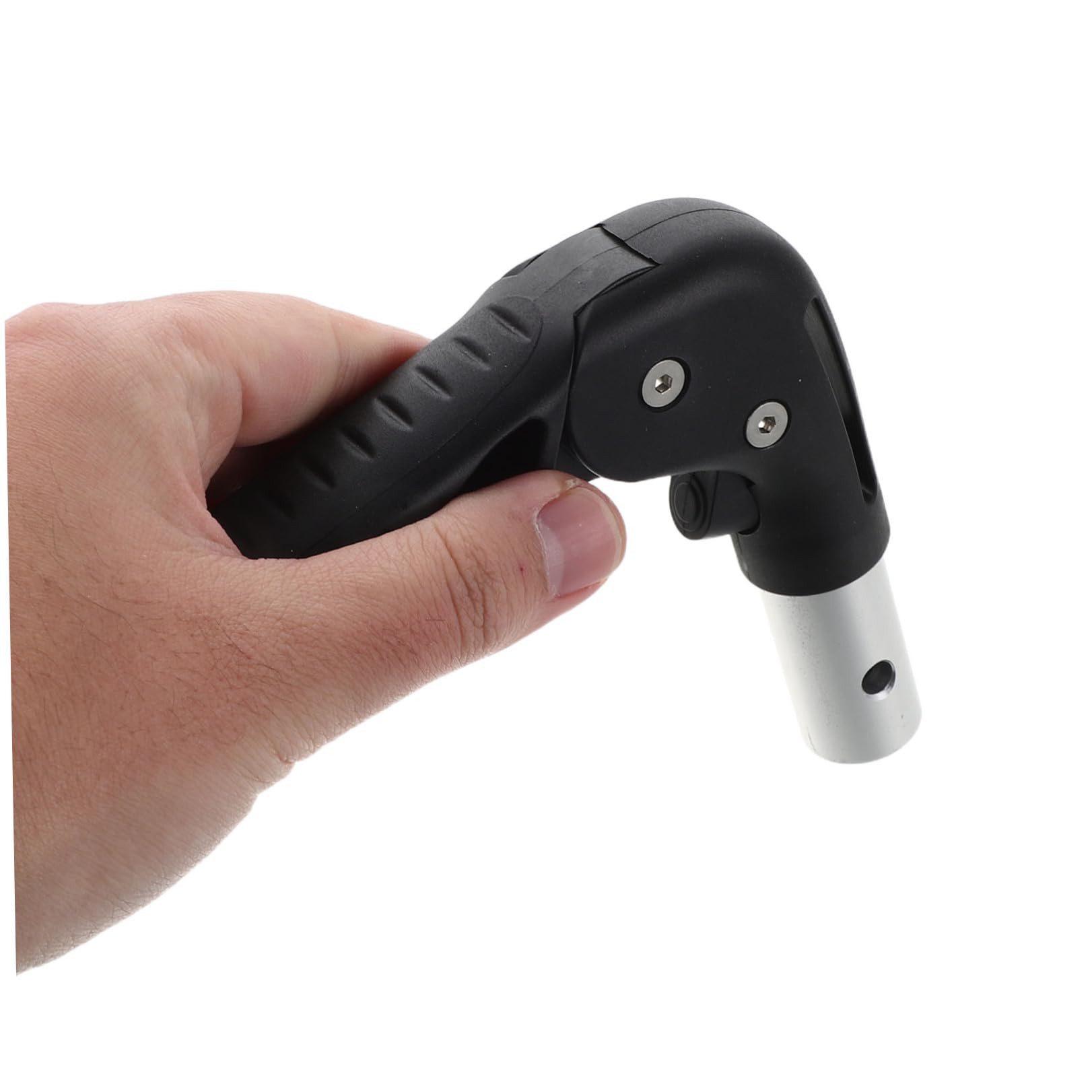 FRCOLOR Impugnature per Maniglie Carrozzina 22 Mm in Plastica e Metallo Antiscivolo Ergonomiche per Sedie a Rotelle Pieghevoli, Supporto Potenziato per Spinta Posteriore, 1 Paio
