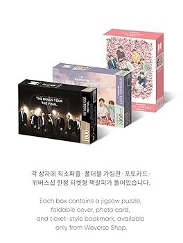 BTS JIGSAW PUZZLE WORLD TOUR POSTER [ THE WINGS TOUR / LOVE