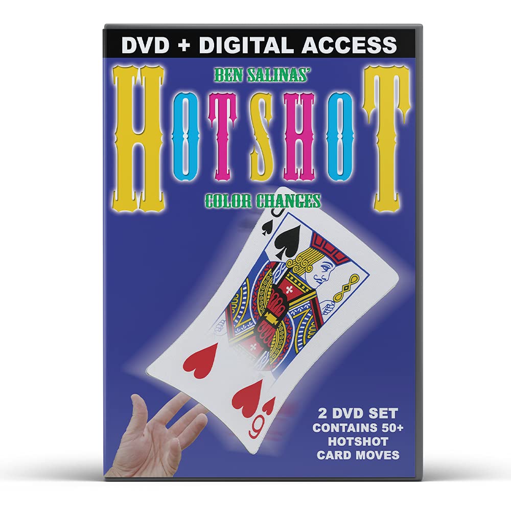 Magic Makers Hotshot with Cards Magic Tricks – 50 Card Effects - DVD + Digital Access