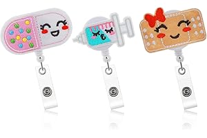 Felt Nurse Badge Reels: Your Cutesy Companion for Effortless Badge Display!