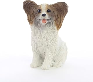 Conversation Concepts Papillon Miniature Dog Figurine - Brown & White