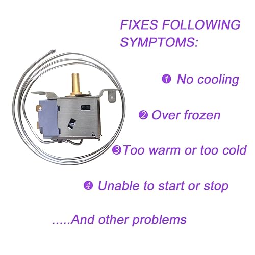 Miniatura 3 de Termostato universal para neveracongelador Control de temperatura del refrigerador WPF-20, termostato para mini refrigerador compatible con WPF16,