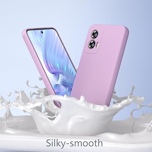 Miniatura 4 de Moto G Power 5G 2024 Funda, silicona líquida delgada y suave, ajuste de poliuretano termoplástico, protección de cuerpo completo, a prueba de