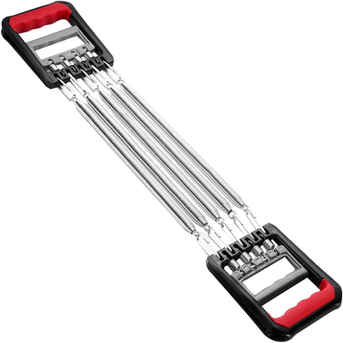 Garneck Detachable Spring Exerciser Chest Expander with Comfortable Grip and Steel Construction for Pectoral Muscle Training and Arm Pulling Resistance, Portable Strength Training