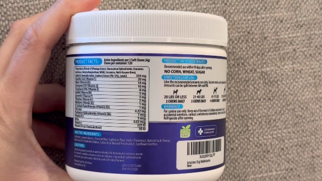 Dog Multivitamin Chewable with Glucosamine 26 in 1 - Dog Vitamins and Supplements - Senior & Puppy Multivitamin for Dogs - Pet Joint Support Health - Immunity, Mobility, Gut Skin - 120 Chews - image 7