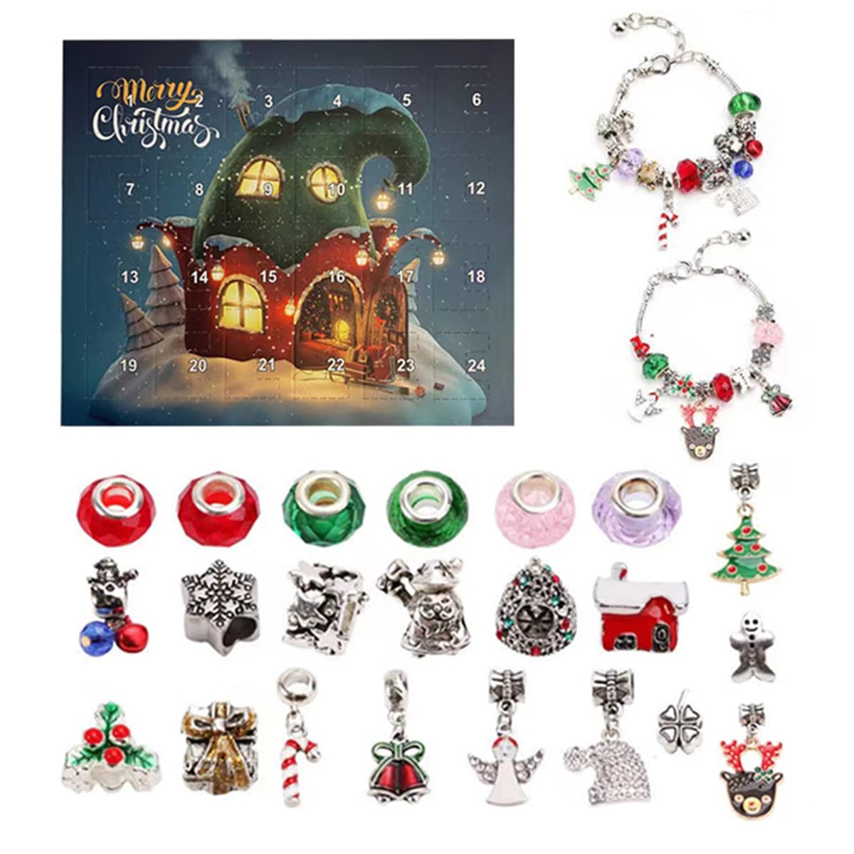 Amazon.com: iik DIY 24 Days Christmas Countdown Calendar Bracelets Set, 2022 Christmas Jewelry Advent Calendar Kit, Xmas Themed Charm Bracelet Making Set for Girl Kids with 22 Beads (Christmas Angel) : Home & Kitchen amazon-com-iik-diy-24-days-christmas-countdown-calendar-bracelets-set-2022-christmas-jewelry-advent-calendar-kit-xmas-themed-charm-bracelet-making-set-for-girl-kids-with-22-beads-christmas-angel-home-kitchen