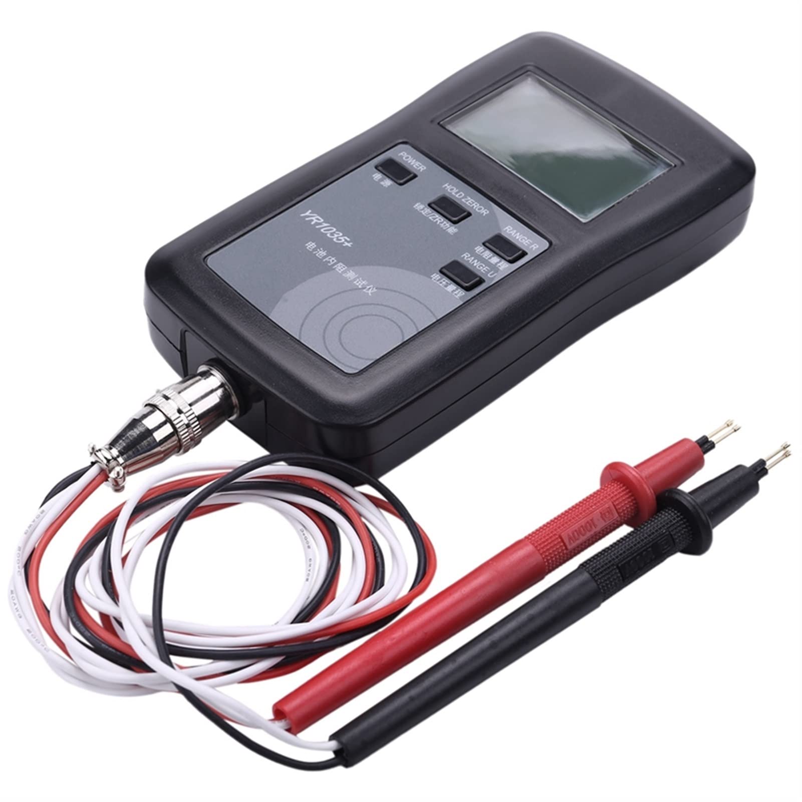Comprobador de baterias, YR1035 + Instrumento de prueba de resistencia interna de la batería de litio 100V Grupo de vehículos eléctricos 18650