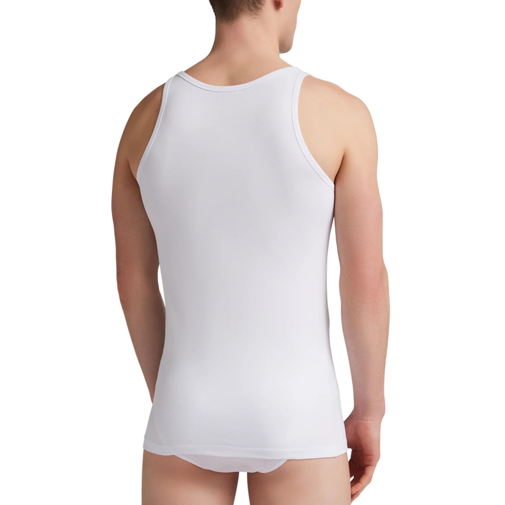 Liabel Canotta Intima Uomo in Cotone Bielastico, Maglia Intima Elasticizzata, Cotone Traspirante Certificato Oeko-Tex