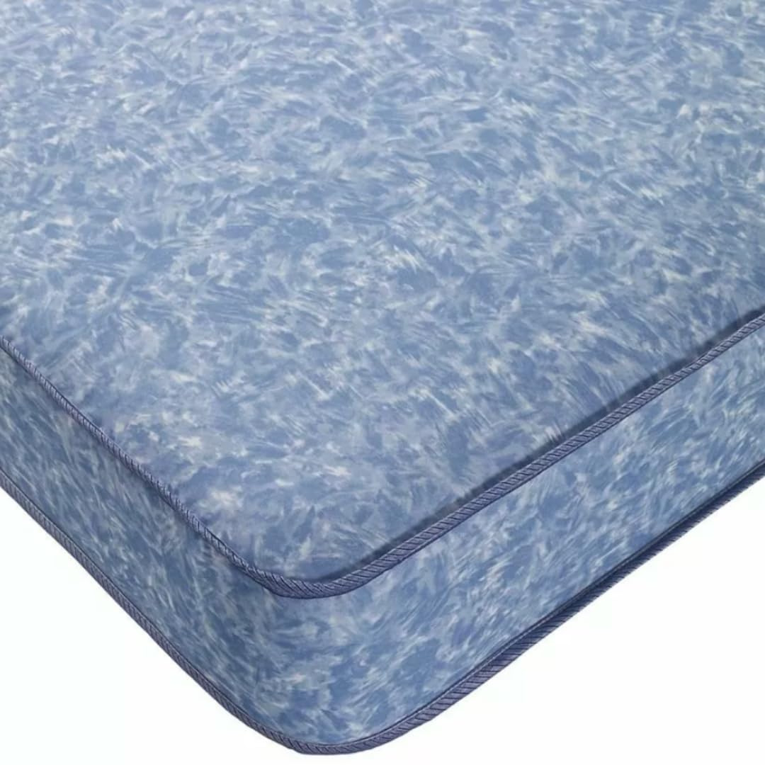 Wilson Beds - Superior Double Comfort Filling Dual Sided Blue Waterproof Spring Mattress. Medium Soft (4ft6 Standard Double (137 x 190cm))