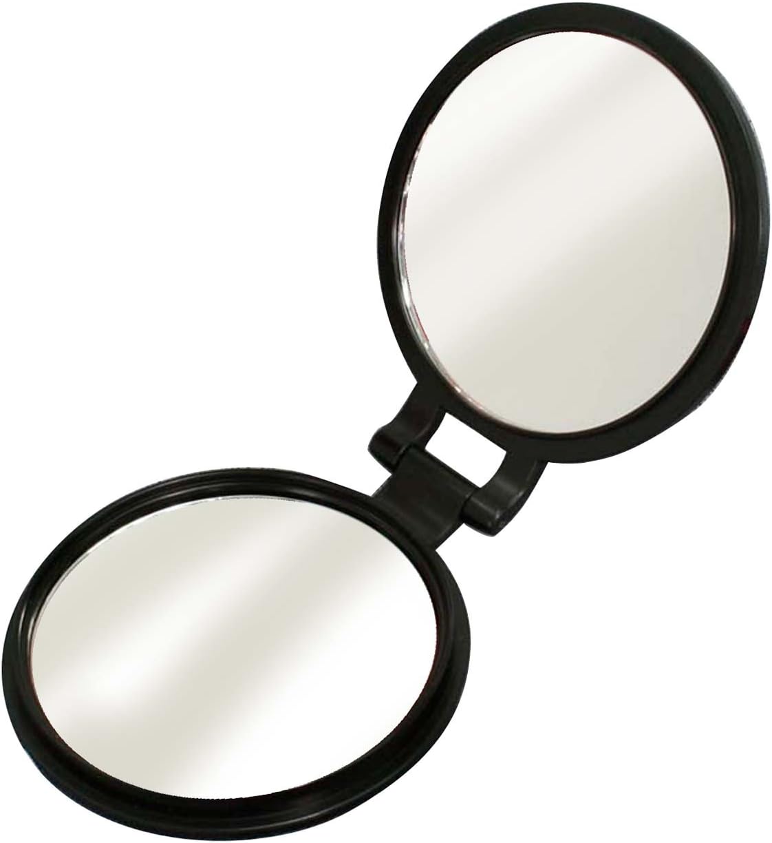Yamamura YL-10 Double Sided Compact Mirror with 10x Magnification, Black, Mirror/Flat Φ3.0 inches (77 mm)