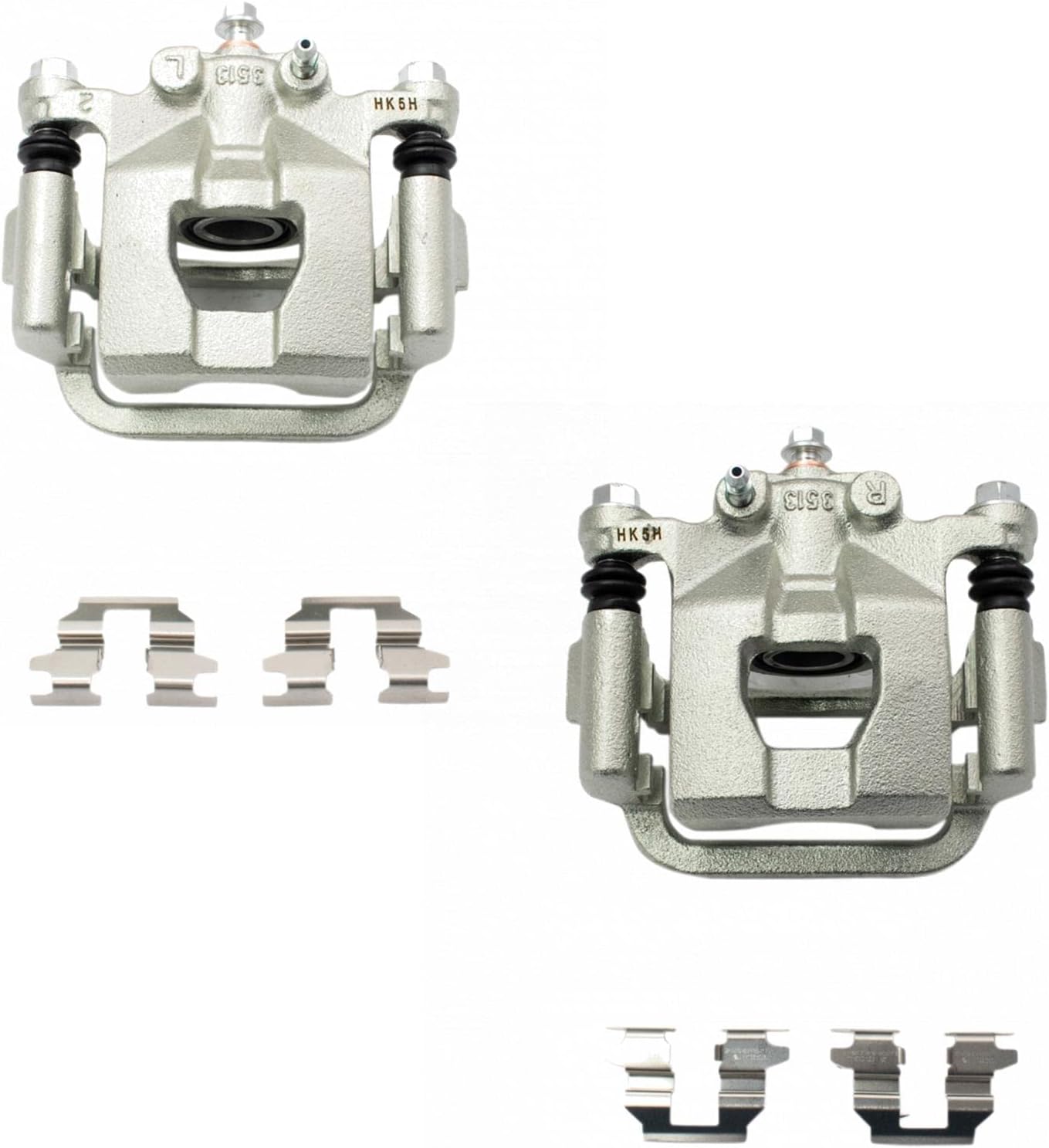 TRQ Rear Brake Caliper Set for 2007-2012 Nissan Altima/2007-2008 Maxima