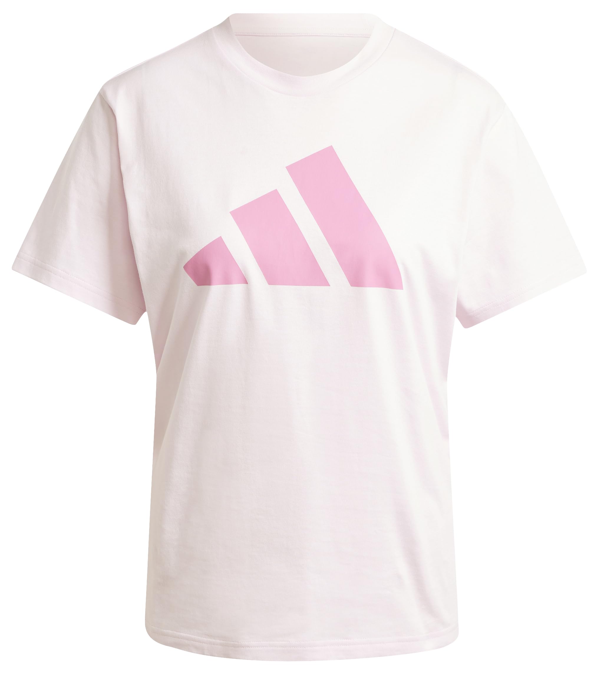 adidas Women's PWR 3 Graphic TEE, Clear Pink, M