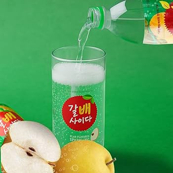 Amazon.co.jp: おろし梨サイダー500ml、20本｜ペットボトル 韓国